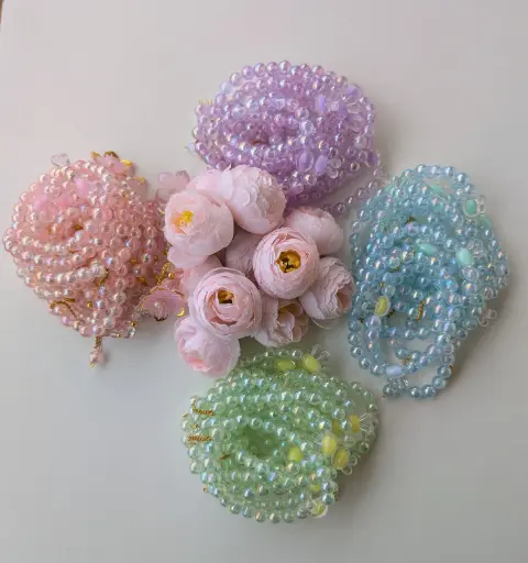 5 Pastel Colour Beaded Bracelet Rakhi( Set of 10) – Elegant Raksha Bandhan Gift for Sister or Bhabhi
